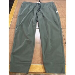 Reigning Champ Jogger Pants Men's Sz 2XL Performance Stretch Drawstring Green‎